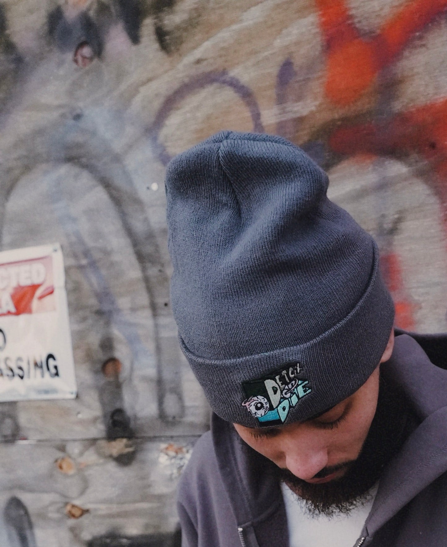 “DETOX OR DIE” beanie